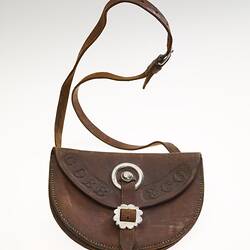 Money Pouch - Cobb & Co., Leather, Victoria, circa 1850s-1870s