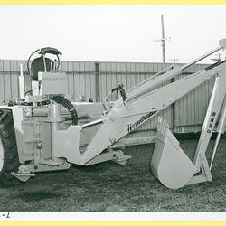 Photograph of harvesting equipment.