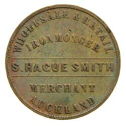 S. Hague Smith, Ironmonger, Auckland, New Zealand (1840-1917)