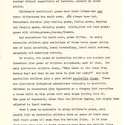 Second page of a typed interview transcript in black ink on paper