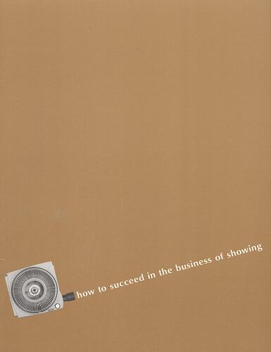Printed brown cover page.