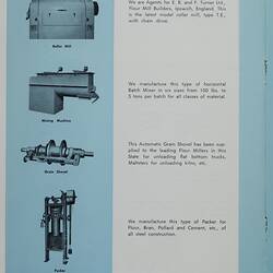 Page with photo images and printed descriptive text.
