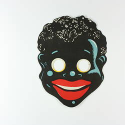 Mask - 'Minstrel' Face, Show Bag Novelty, Australia, circa 1950s