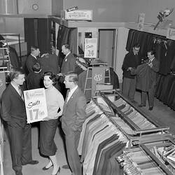 Negative - Store Interior, Wardrops, Melbourne, Victoria, Sep 1958