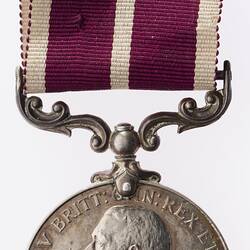 Medal - Meritorious Service Medal, King George V, Great Britain, Staff Sergeant William Edward Green, 1917 - Obverse