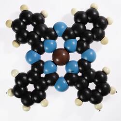 Pigment Molecule Model - Pigment Manufacturers of Australia, (PMA), Phthalocyanine Blue, Laverton, 1970-1990