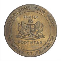 Medal - Armstrong Shoe Mart, Frankston, Victoria, Australia, 1979