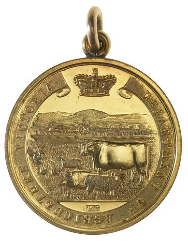Medal - Royal Agricultural Society of Victoria, Champion Prize of Australia, 1902 AD