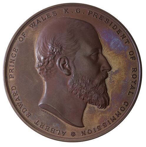 Medal - Australian International Exhibitions Commissioners, 1879 - 1881 AD