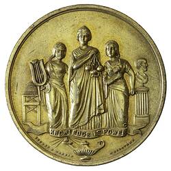 Medal - Beechworth Exhibition Prize, 1873 AD