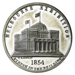 Medal - Melbourne Exhibition Commemorative, 1854 AD
