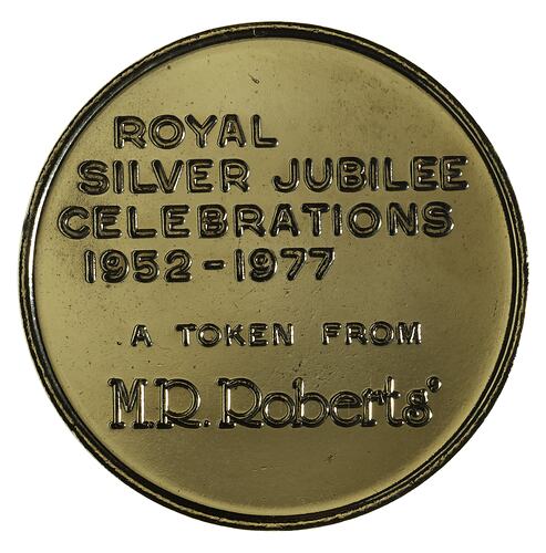 Medal - Queen Elizabeth II Silver Jubilee, 1977 AD