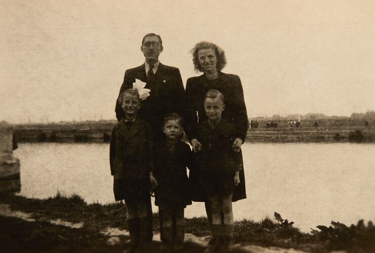 Perdon Family, The Hague, The Netherlands, circa 1947