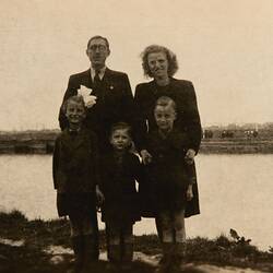 Photograph - Perdon Family, The Hague, The Netherlands, circa 1947