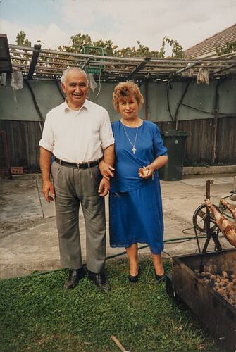 Efstathia & Peter Spiropoulos, Greek Easter Sunday, Fawkner, 1990