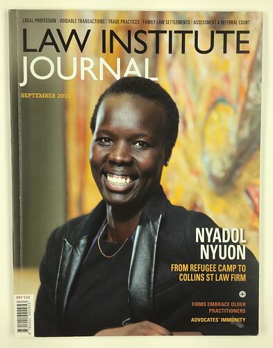 Journal - Law Institute Victoria, Nyadol Nyuon, Sep 2016