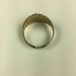 HT 57781, Ring - Women's, Wedding, Silver, Iole Crovetti Marino, Sardinia, Italy, 1950s (CULTURAL IDENTITY), Object, Registered
