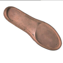 Shoe Sole - Brown Leather, circa 1933