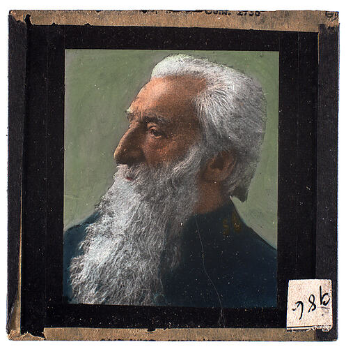 Lantern Slide - Universal Opportunity League, Male Portrait