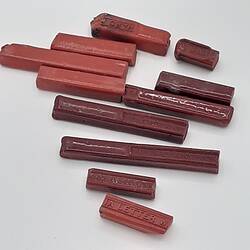 Wax Crayons - Red, Boxed, 1950-2000