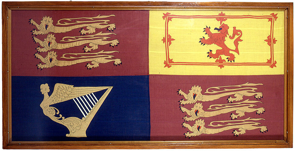 Flag - Royal Standard, Framed, circa 1954