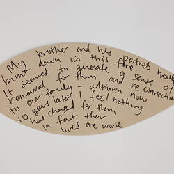 Paper Leaf - 'My Brother and His Partner', From the Heart: Remembering the 2009 Victorian Bushfires Exhibition, 2019