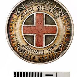 Medal - Adelaide Children's Hospital Red Cross, South Australia, Australia, 1893