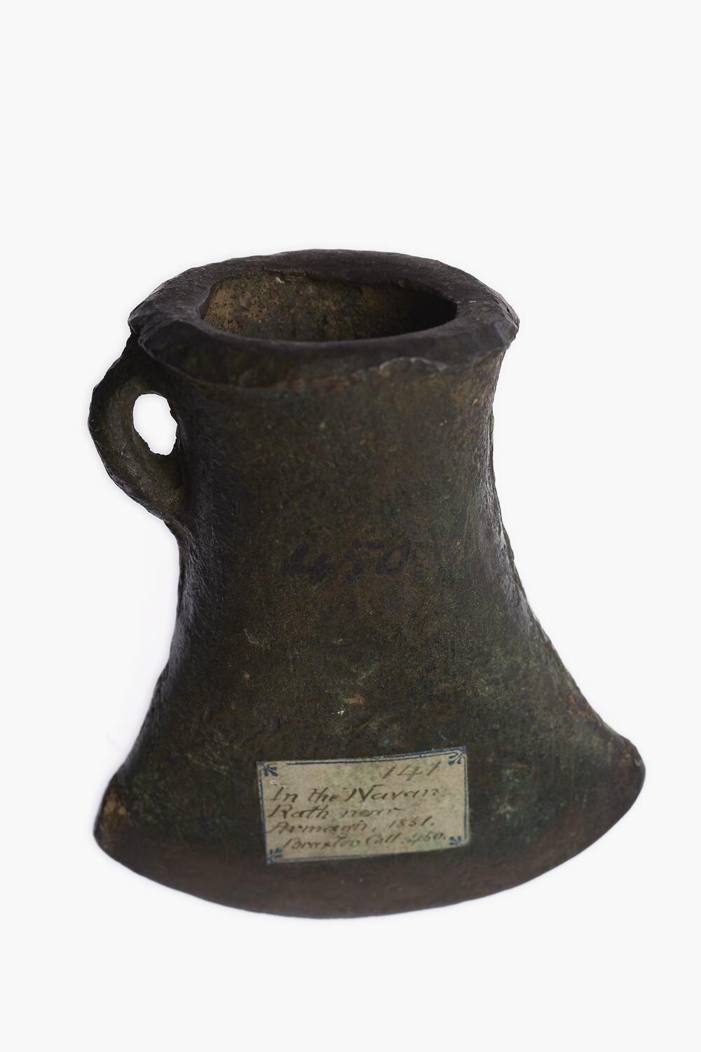Bronze Rath Axe. Navan Rath, Armagh, Northern Ireland, United Kingdom. Bronze Age ...