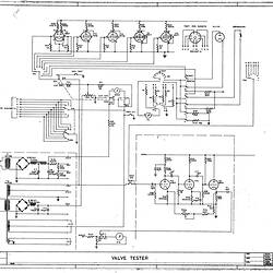 Schematic Diagram - CSIRAC Computer, 'Valve Tester', B22579, 1948-1955