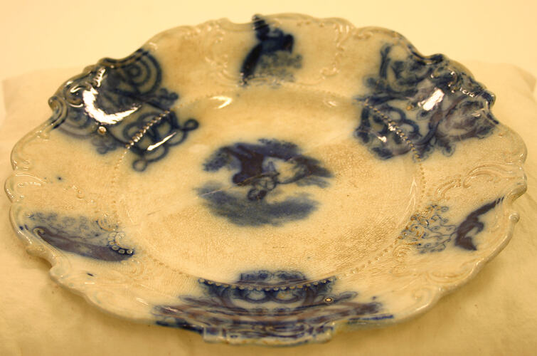 Ceramic - earthenware - plate