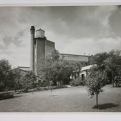 Photograph - Factory, Chimneys and Garden, Kodak, Abbotsford, early 20th Century