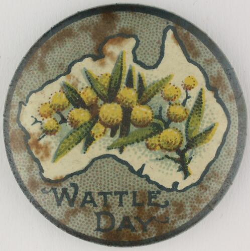 Badge - 'Wattle Day', 1914-1918
