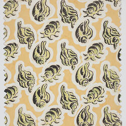 Artwork - Design for Textiles, Shell Shapes, circa 1950s