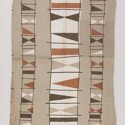 Furnishing Fabric - John Rodriquez, Abstract Design, circa 1950s