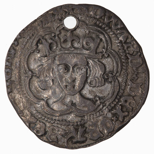 Coin - Groat, Edward IV, England, 1473-1477 (Obverse)