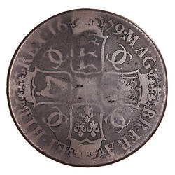 Coin - Crown, Charles II, Great Britain, 1679 (Reverse)