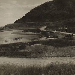 Photograph - Mouth of the St George River & The Great Ocean Road, Lorne District, Victoria, 1930s