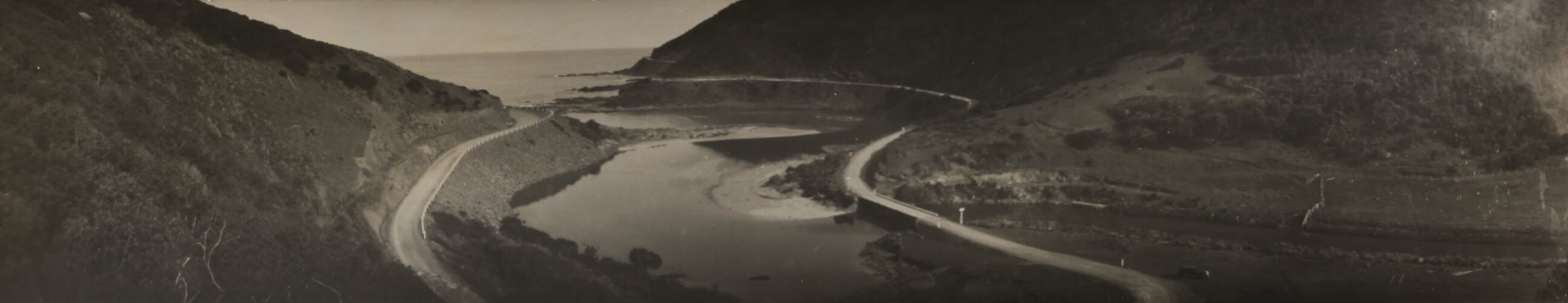 Photograph - Coastal Landscape, The Great Ocean Road, Lorne District, Victoria, 1930s