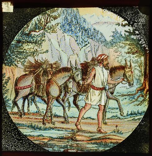 Lantern Slide - Children's Story, Number Three, 1900-1920