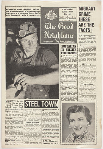 Newsletter - The Good Neighbour, Department of Immigration, No 41, Jun 1957
