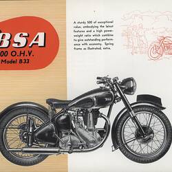 BSA Motor Cycles 1951