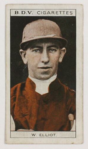 Cigarette Card - BDV, Bill.Elliot, 1930s
