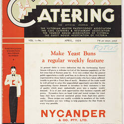 Magazine - Catering, April 1938