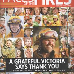 Booklet - 'Faces of the Fires: A Grateful Victoria Says Thank You', The Herald Sun, Victoria, Mar 2009