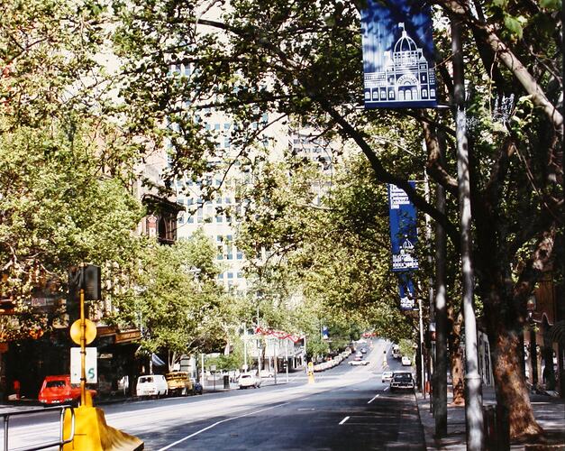 Photograph - Street Decorations, Collins Street, Melbourne, circa 1980