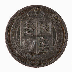 Coin - Sixpence, Queen Victoria, Great Britain, 1887