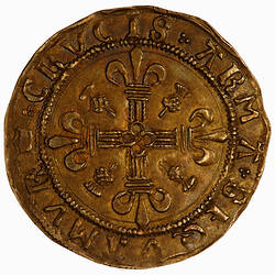 Coin - Crown, James V, Scotland, 1526-1539 (Obverse)