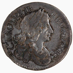 Coin - Twopence, Charles II, Great Britain, 1683 (Obverse)