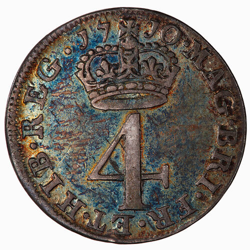 Coin - Groat, Queen Anne, England, Great Britain, 1710 (Reverse)