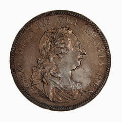 Coin - Emergency Bank of England Dollar, George III, Great Britain, 1804-1811 (Obverse)